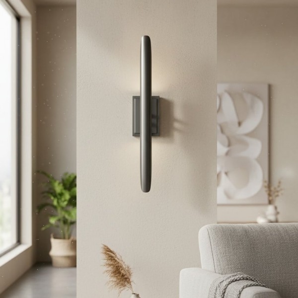 Modo Wall Sconce Minimalist Metal Frame - Contemporary Design for Bedroom, Entryway and Office K1673