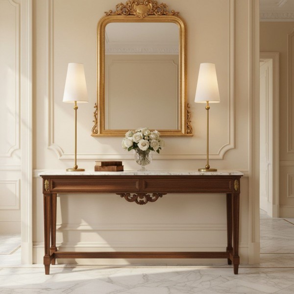 Serena Iron Table Lamp - Clean Lines and a Soft Linen Shade for Home Office or Bedside K1749