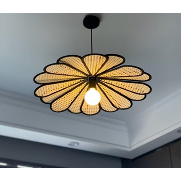 Japanese Rattan Pendant Light