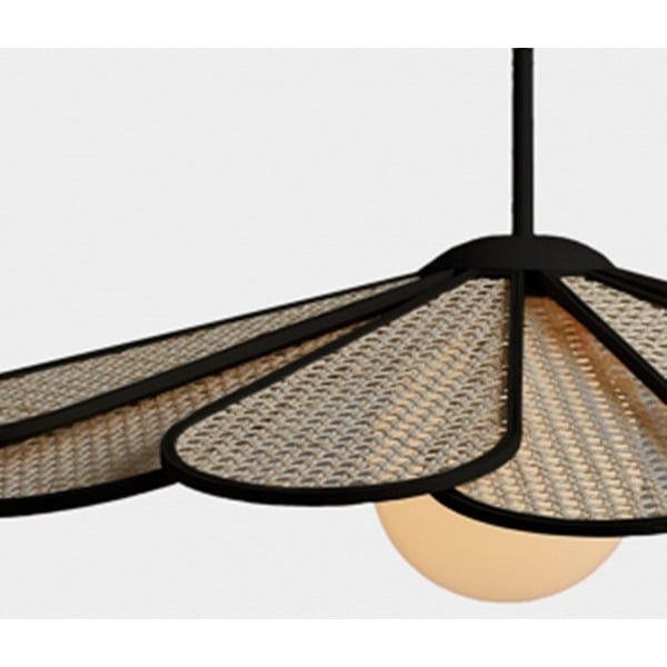 Japanse rotan hanglamp