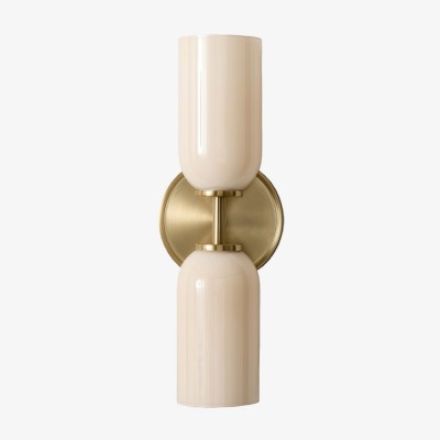 Vega glazen wandlamp met 2...