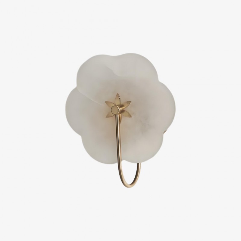 Albi Alabaster Wall Lamp - Carved...