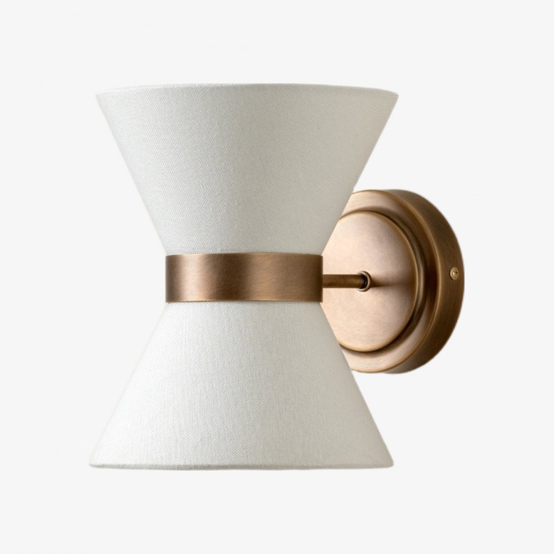 Ankora wandlamp met linnen kap en...
