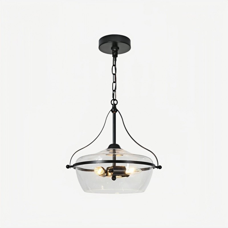 Lirra Modern Bowl Glass Pendant Lamp...