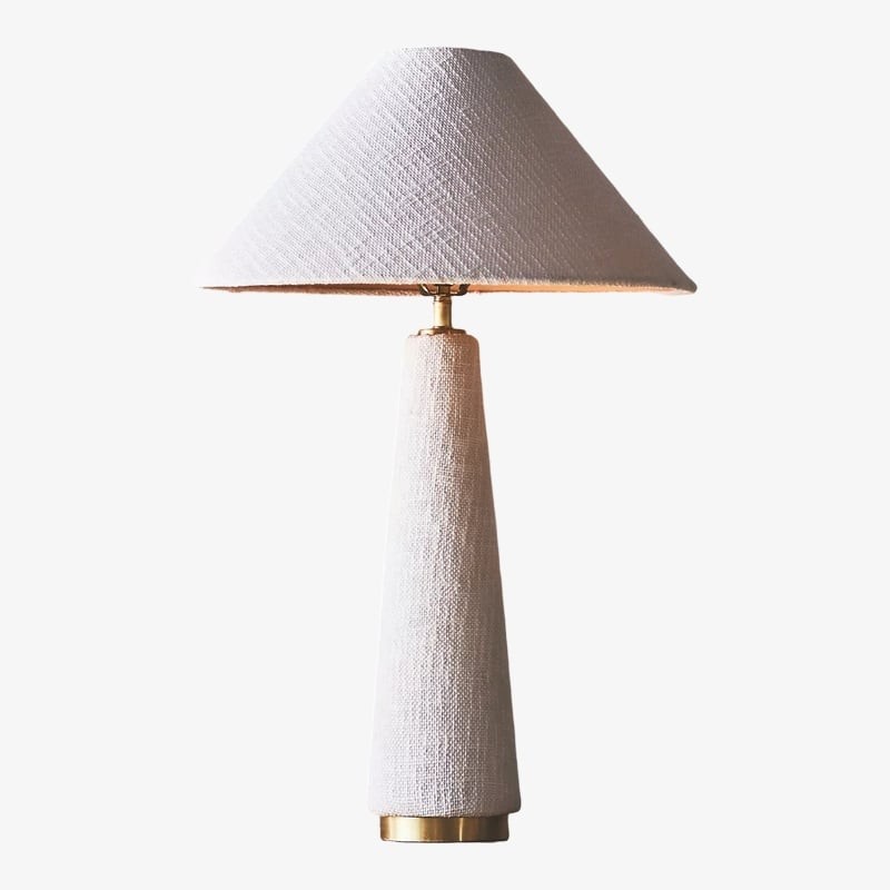 Ceruna Cone Shaded Table Lamp -...