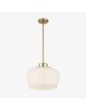 Lirra Opal Glass Pendant Light - Modern Adjustable Hanging Lamp for Kitchen K1730