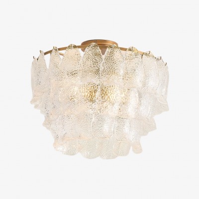 Lumvey Tiered Glass Flush...