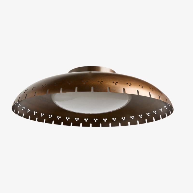 Lampada da soffitto in ottone vintage...