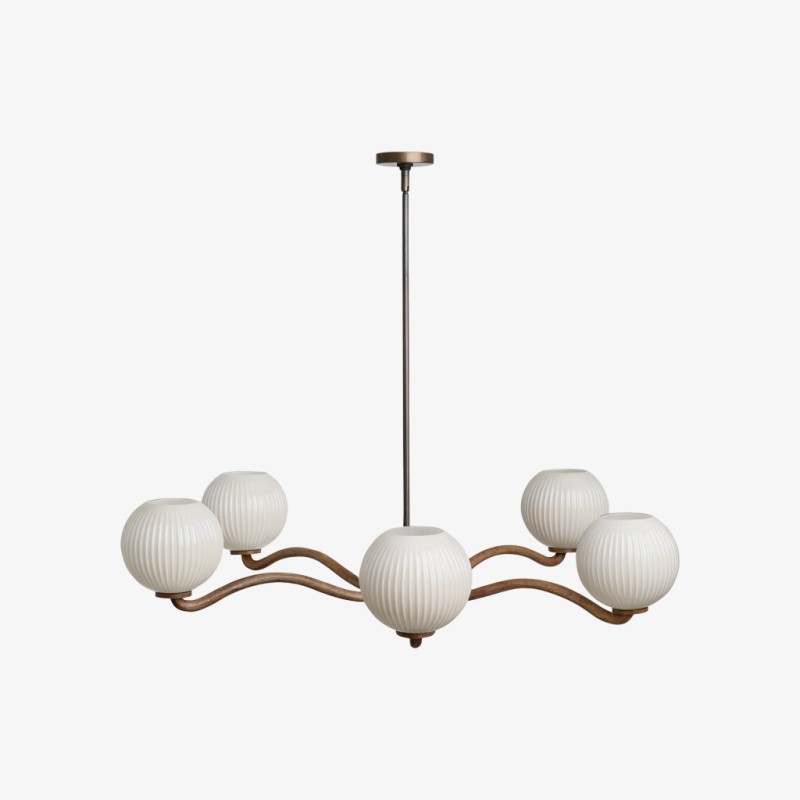 Shella Contemporary Five‑Globe...