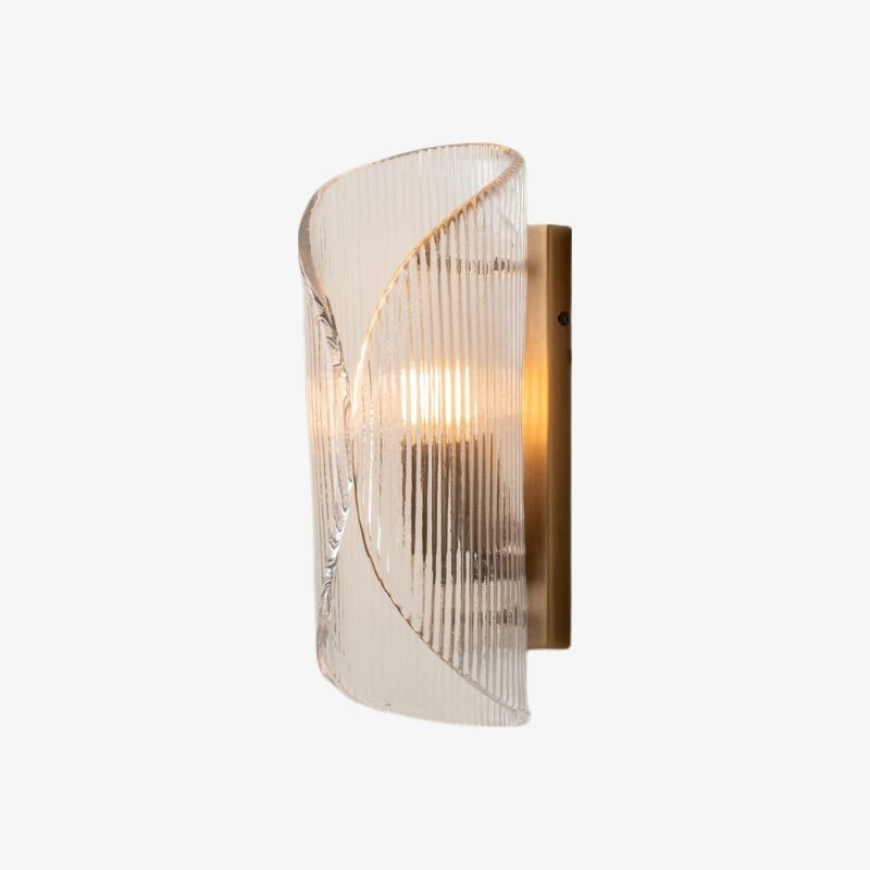 Velora Cylinder Glass Wall Light -...