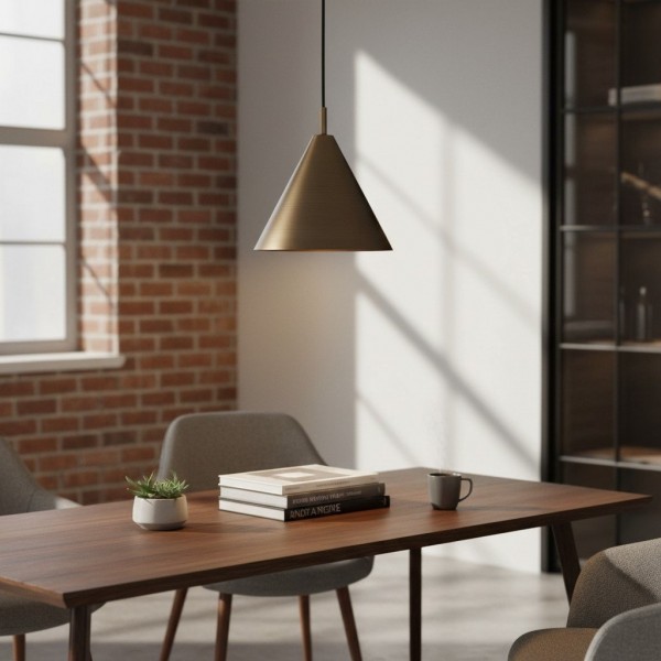 Oricone Pendant Light - Classic and Chic Design With Bronze or Brass Finish Perfect for Dining or Living Room K1902