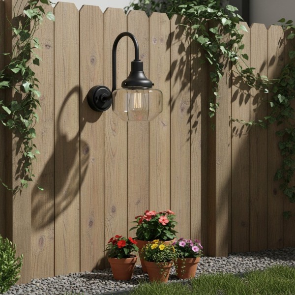 Roborix Outdoor Wall Light - Curved Heritage Silhouette for Porches & Entryways K1777