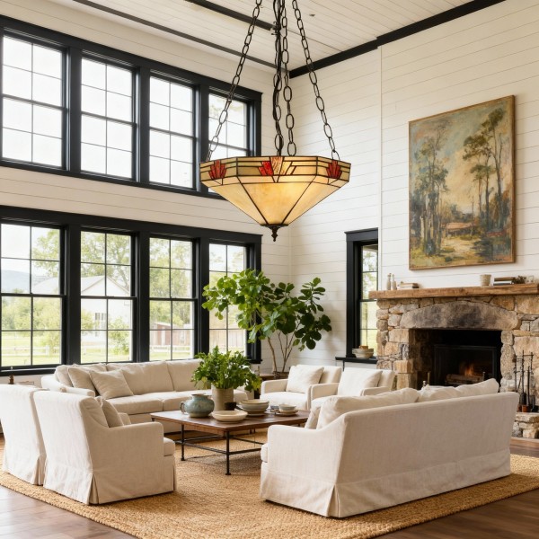 TF Nevada Pendant Light - Artisanal Glass Contemporary Inversion for Dining Areas and Entrances K1817
