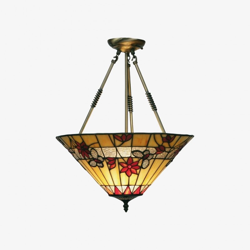 TF Butterfly Pendant Light - Stained...