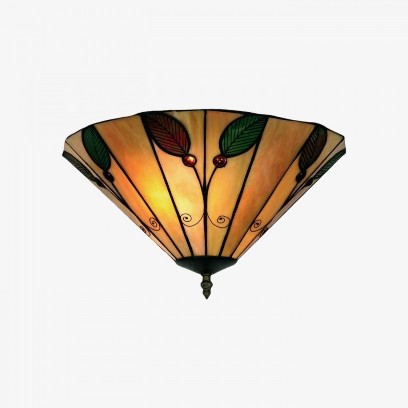 TiffStar Leaf Flush Ceiling Light...