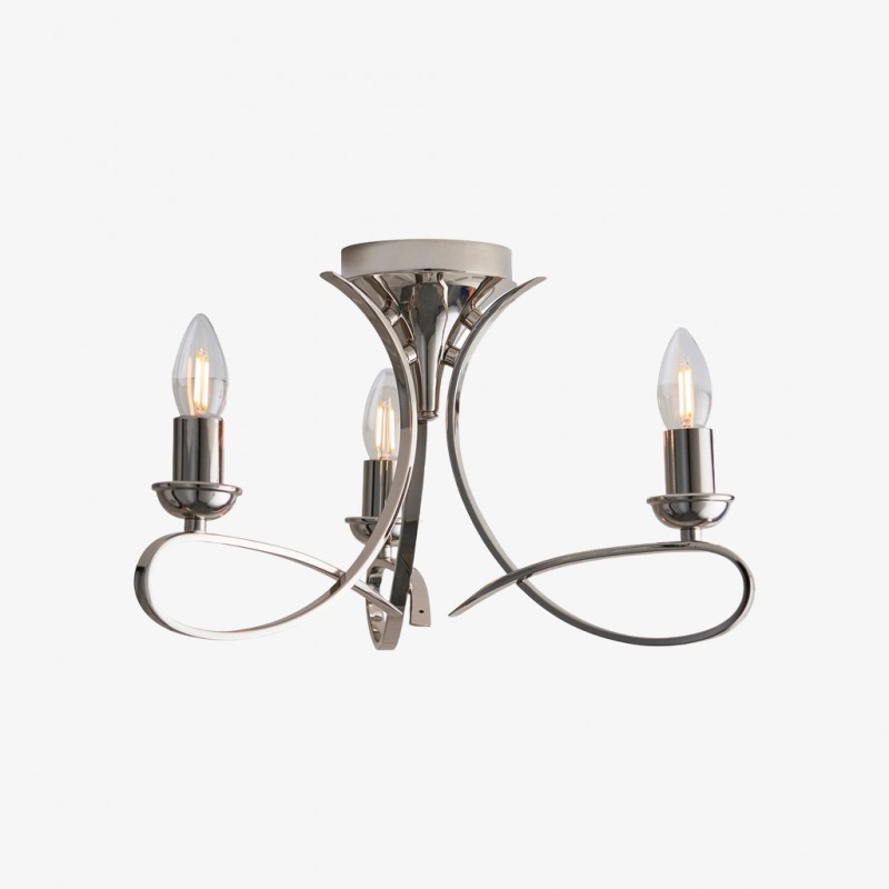 Foline 3-lichts plafondlamp met...