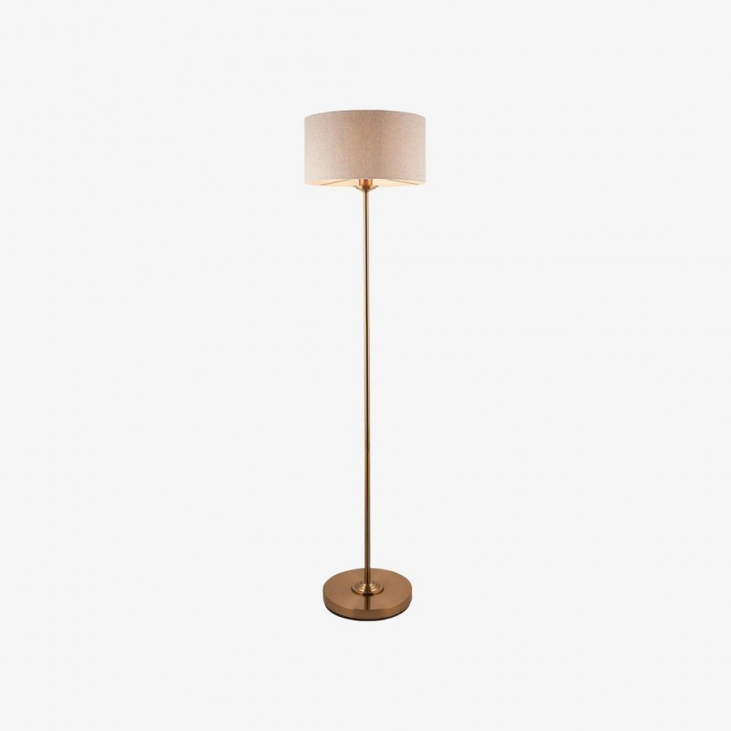 Tela Drum Shade Floor Lamp -...