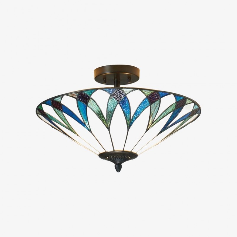 TF Allanton Tiffany Semi Flush...