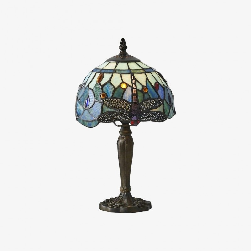 TF Dragonfly Hand-Cut Table Lamp -...