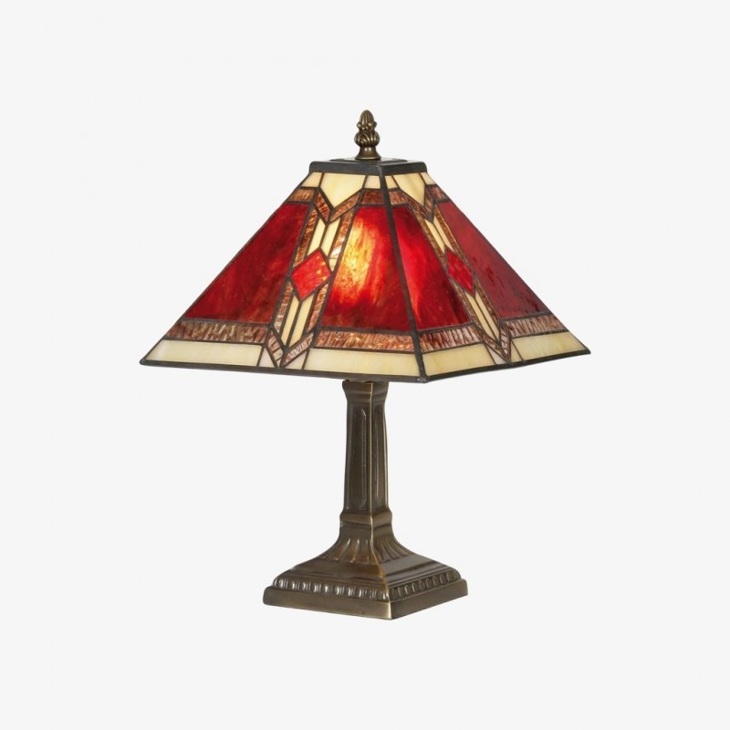 TiffStar Glas-in-lood Tafellamp -...