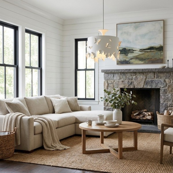 Alaria Design Pendant Lamp - Artistic Pendant Light with Ambient Shadow for Living Room K2084