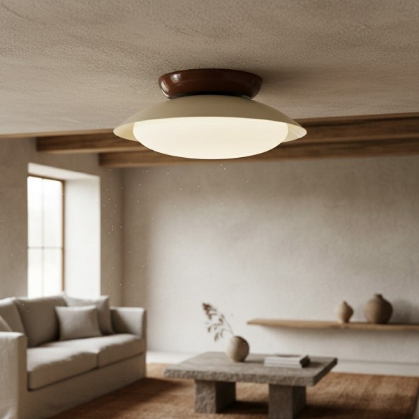 Heliora Modern Dome Ceiling Light - Minimalist Retro Style for Living Spaces K2114
