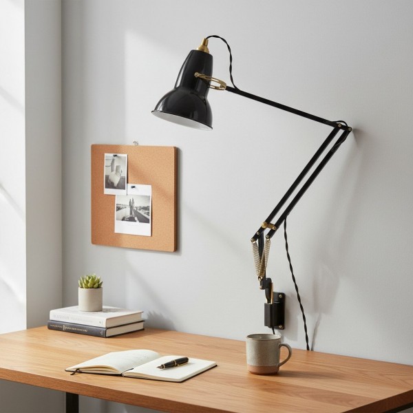 Modryx Adjustable Modern Wall Lamp with Bracket Sleek Aluminium Shade for Living Space K2153