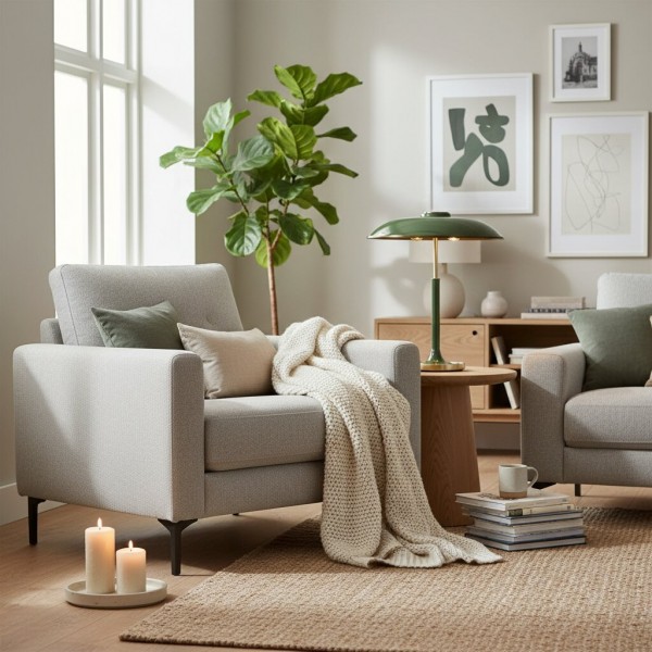 Nera Table Lamp - Contemporary Designer Table Lamp with Clean Lines for Home Office K2193