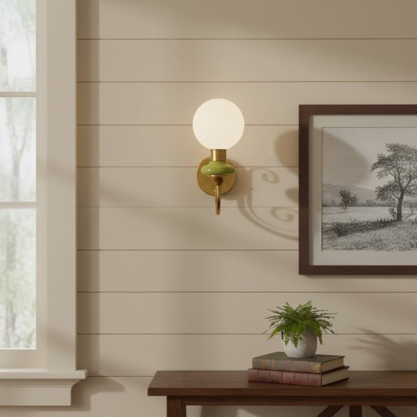 Noirvex Sculptural Metal Wall Lamp - Elegant Vertical Design for Living Spaces K2154