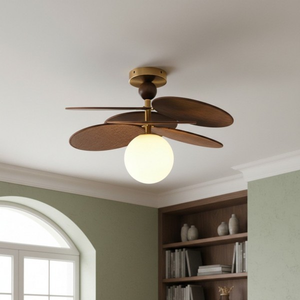 Orrise Overlapping Blade Design Ceiling Light - Contemporary Decorative Light for Interiors K2096