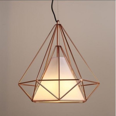 Diamond Cage Metal Pendant 2