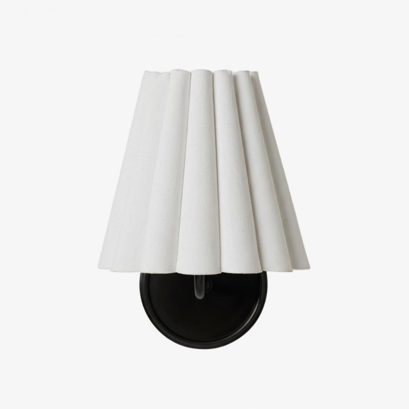 Ruffmeto Modern Pleated Wall Sconce -...