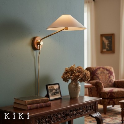 Ivoryne wandlamp met taps... 2