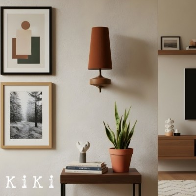 Hour Retro Wood Metal Wall... 2