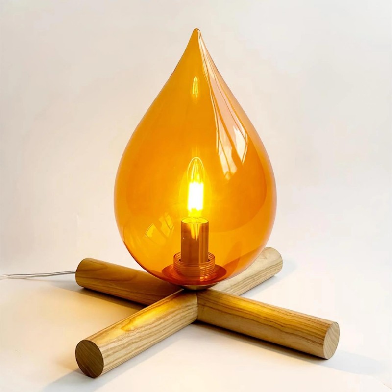Funny Fire Shape Small Flame Table...