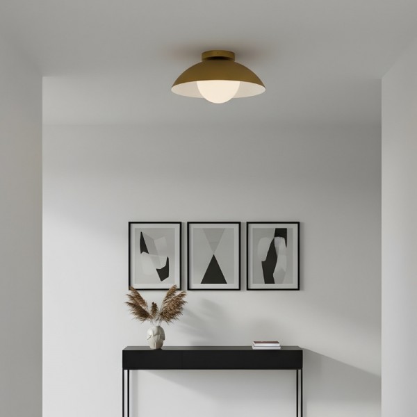 Orblia Minimal Flush Mount Light Fixture - Modern Aesthetic for Home Interiors K2262