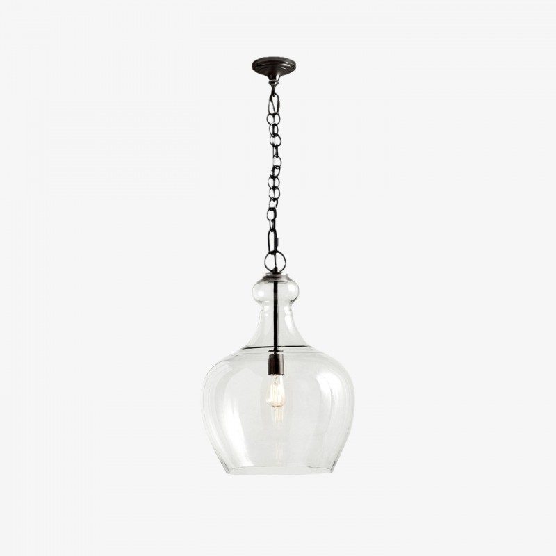 Lirra Handmade Glass Pendant Light -...