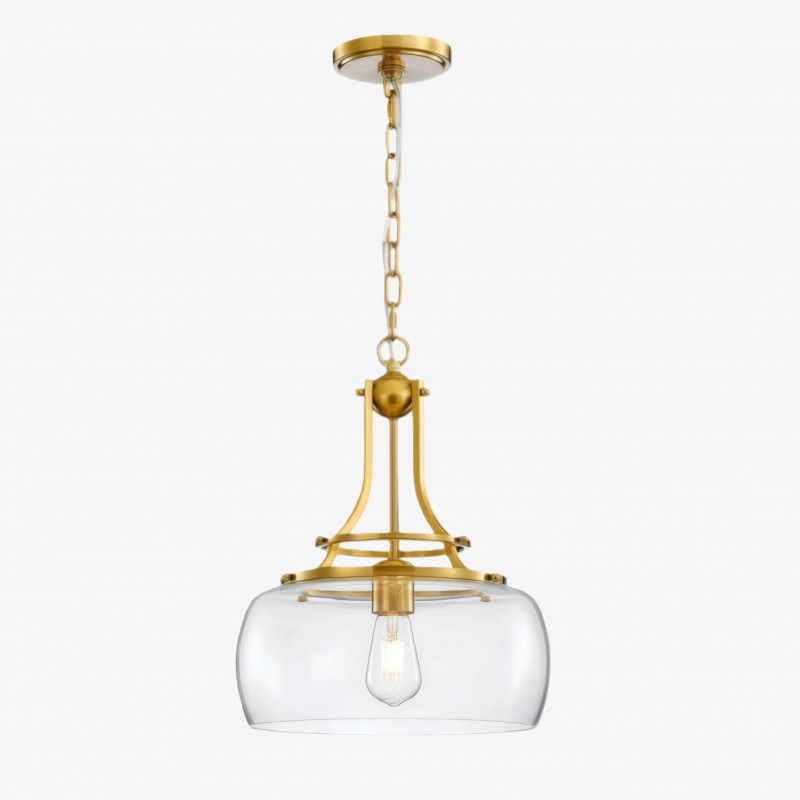 Lirra Transparent Glass Pendant Light...