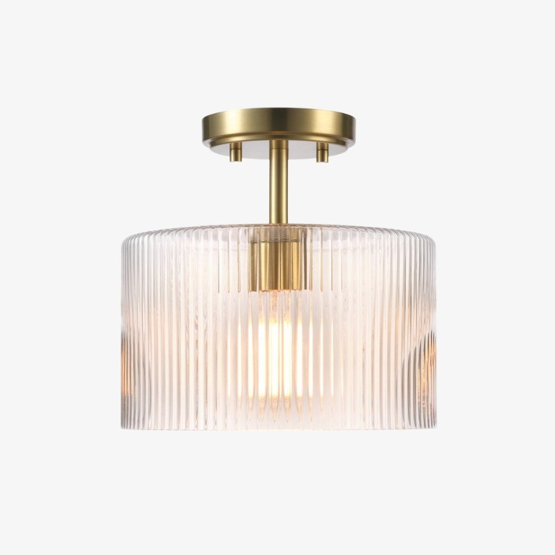 Rivora ribbad glastaklampa - Modern...