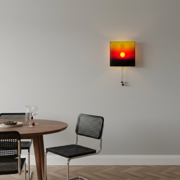 Afterglow Decorative Wall Lamp - Gradient Sunset LED Wall Lamp Suitable for Living Rooms and Bedrooms K2315