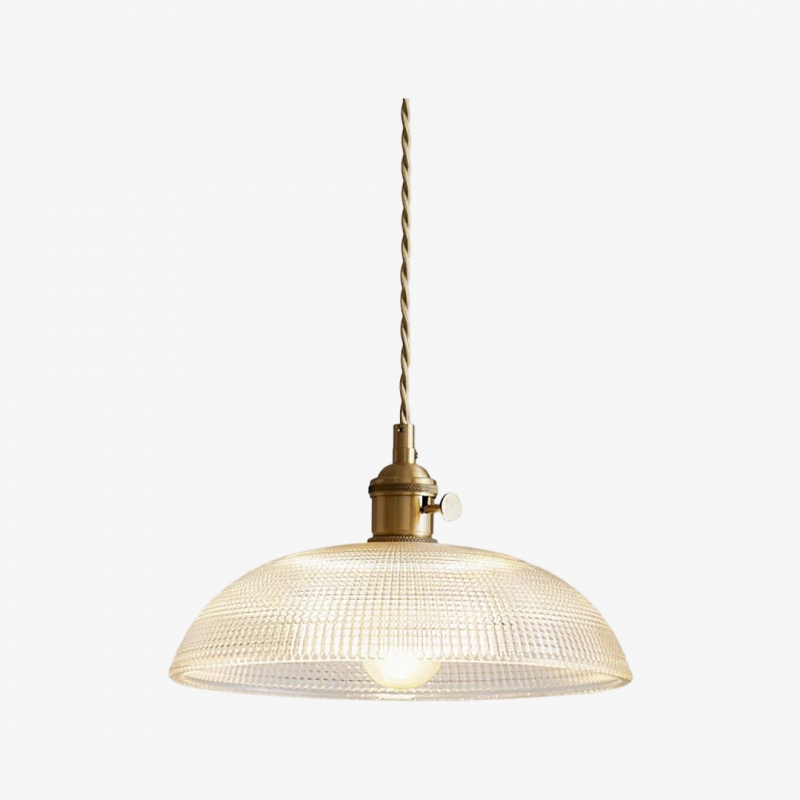 Velaris Ribbed Spiral Pendant Light -...