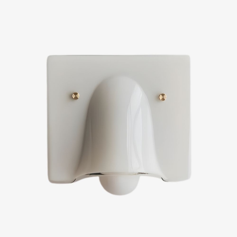 Kleurrijke gebogen wandlamp -...
