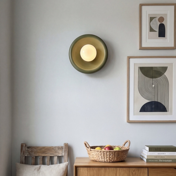 Zerune Colorful Art Donut Wall Light - Modern Artistic Lighting for Hallway K2397