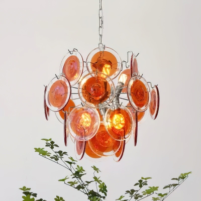 Neuvy Glass Chandelier D80 2