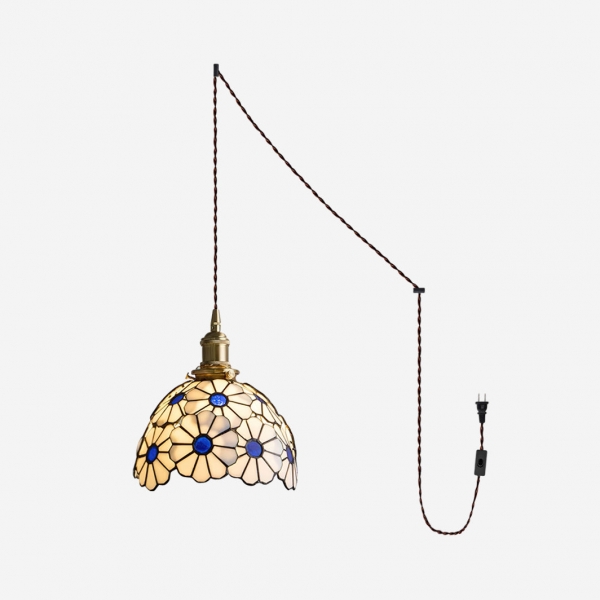 Suka Floral Plug In Pendant Lamp D132