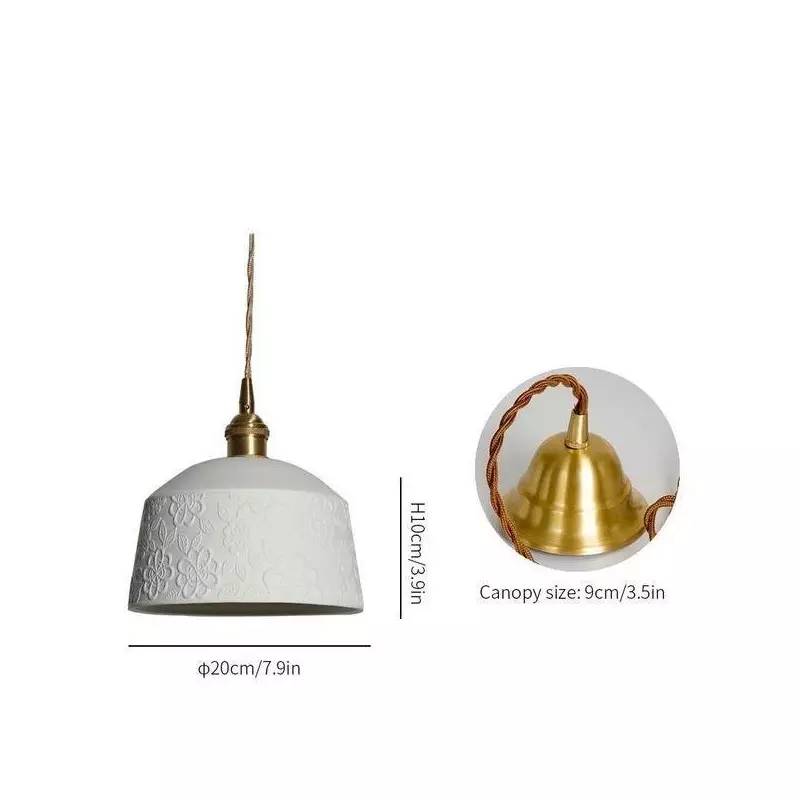 ceramiczna lampa wisząca