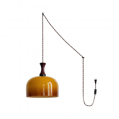 Lacey Glass Plug In Pendant...