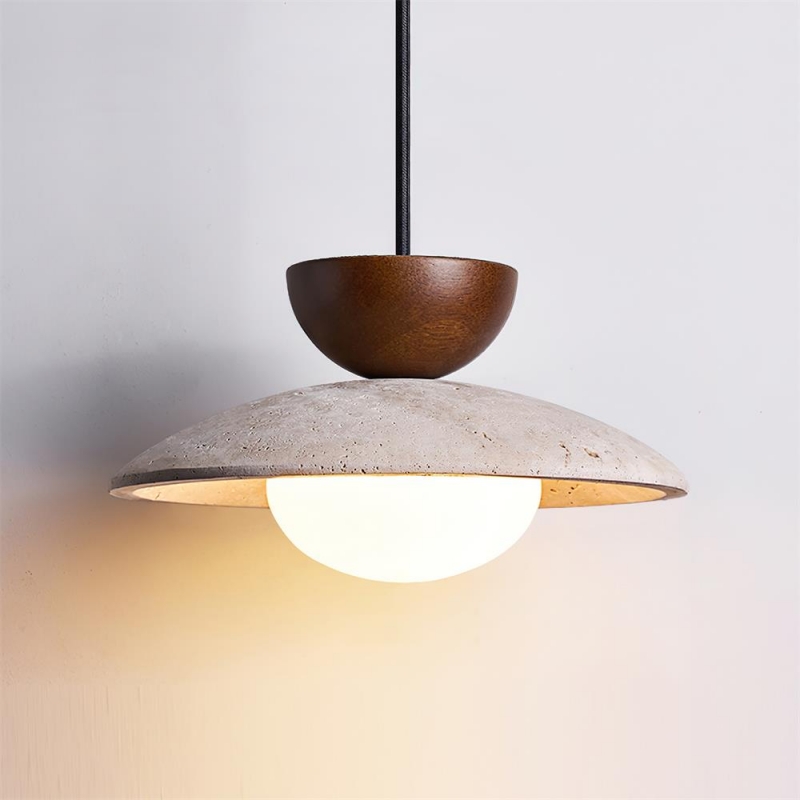 Tia Travertine Pendant Lamp D07