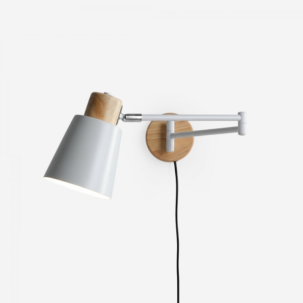 Collin Adjustable Plug In Wall Lamp D265