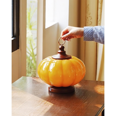 Pumpkin Glass Table Lamp D150 2
